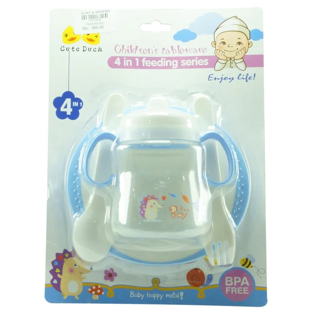 Cute Duck 4-in-1 Feeding Series Children's Tableware