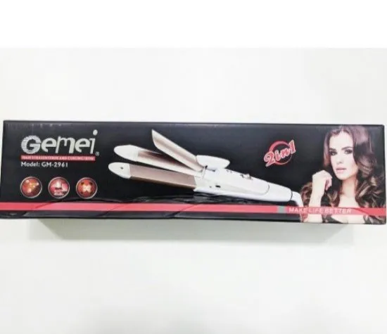 Gemei Gm-2961 Hair Straightener & Curling Iron 2-in-1 - image 2
