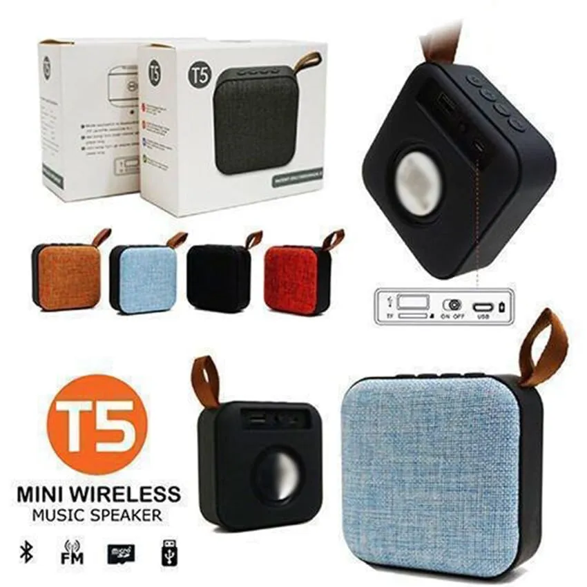 Generic T5 Wireless Bluetooth Speaker Excellent Sound