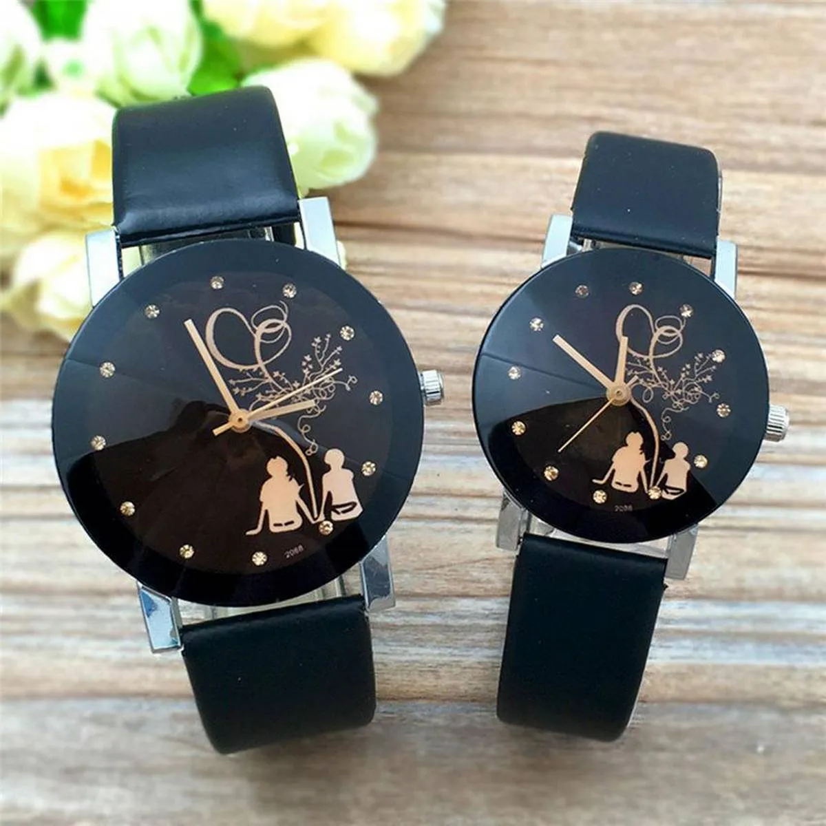 PAlight Lovers Couples Watch Quartz Analog Display