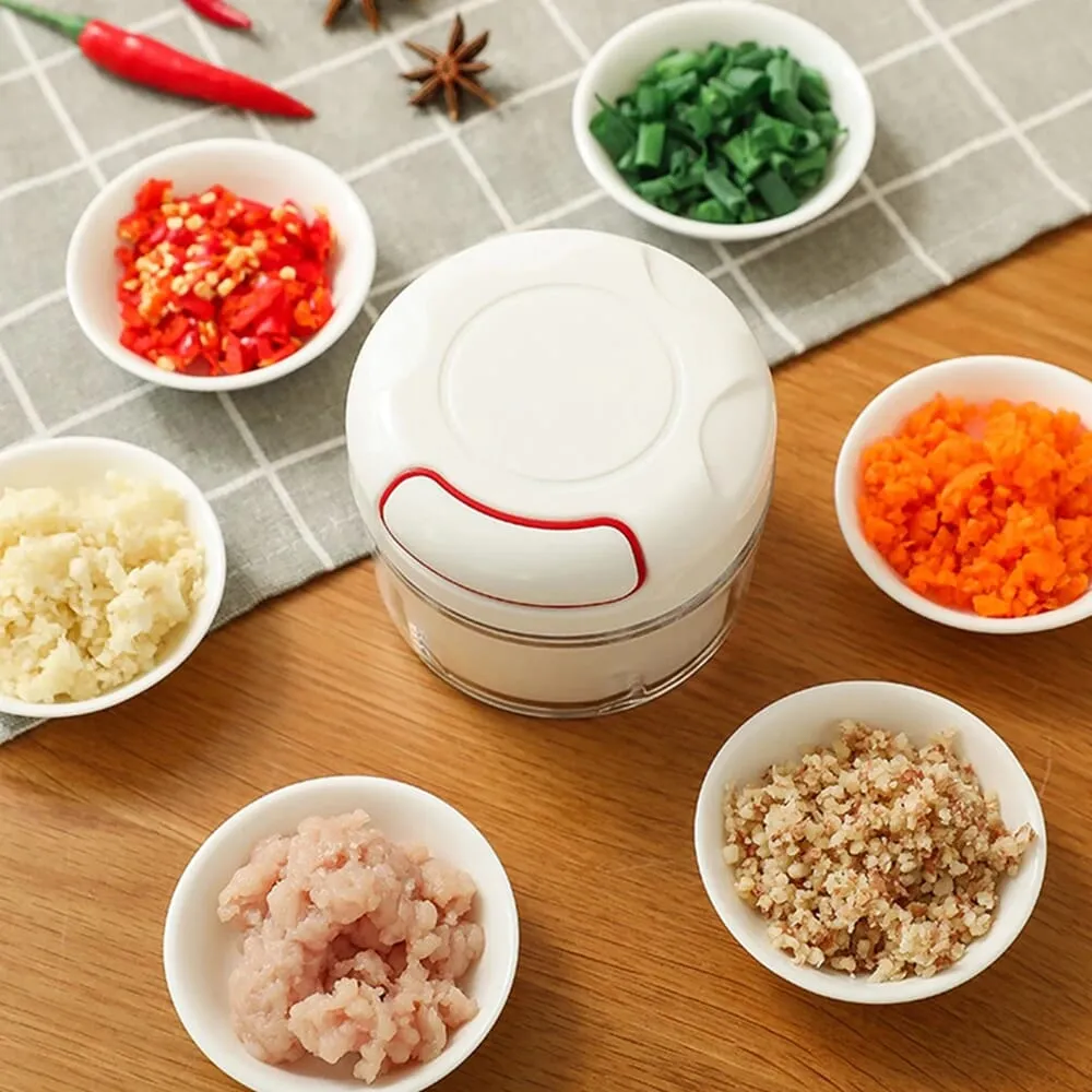 Generic Mini Manual Food Chopper Garlic Cutter Meat Grinder