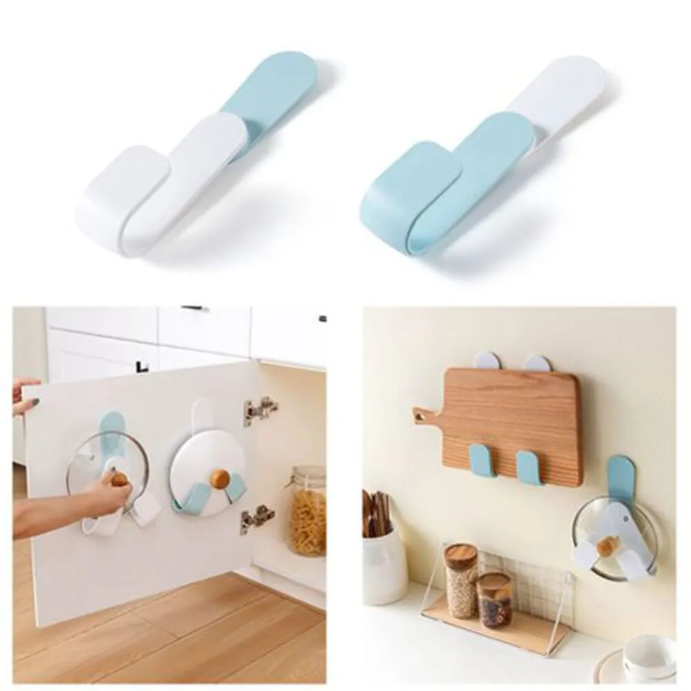 Generic Non-Perforated Pot Lid Rack Kitchen Wall Mount