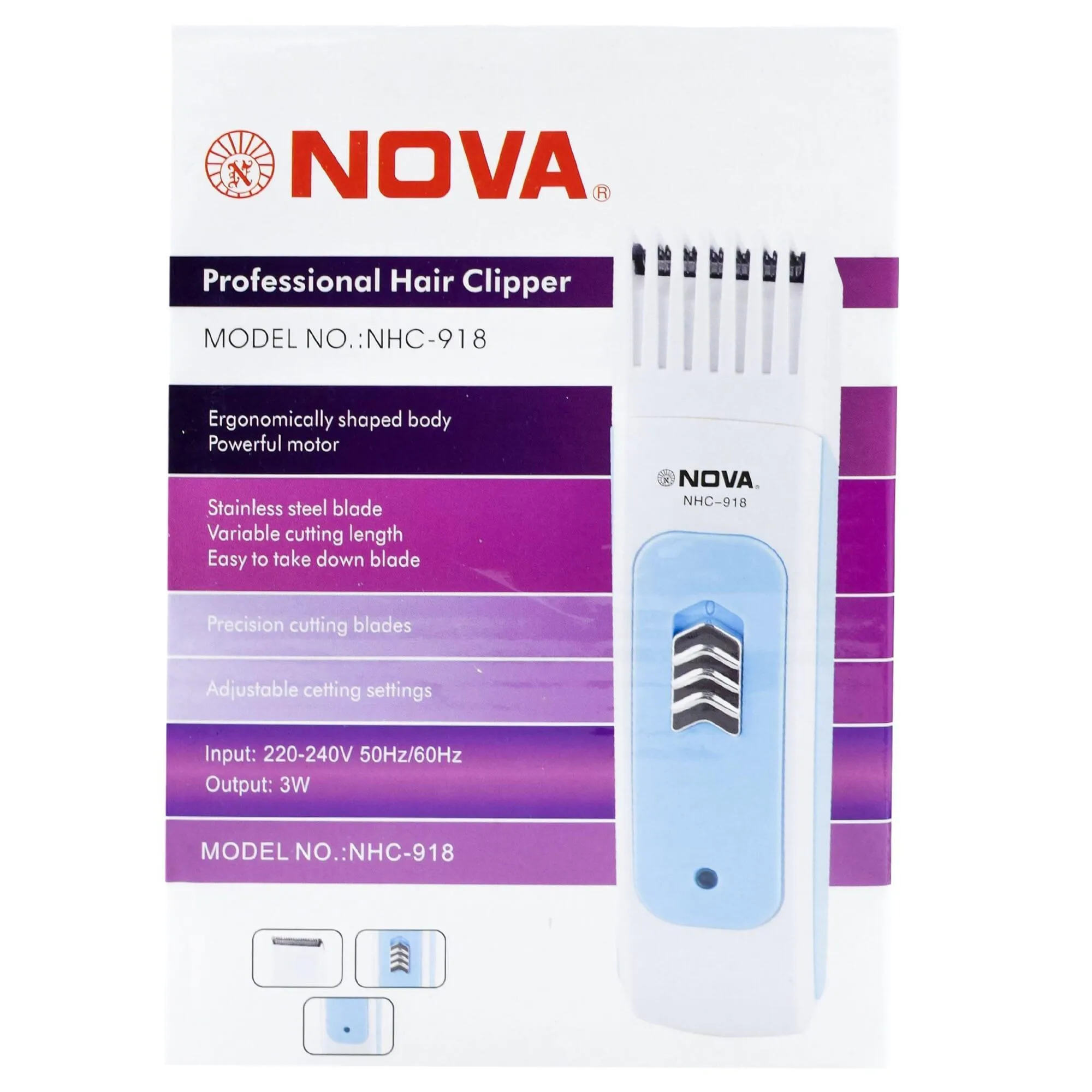 Nova NHC-918 Professional Hair Clipper