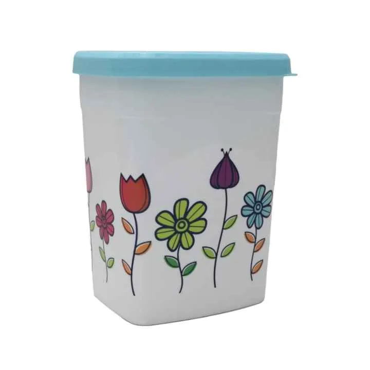 Generic Plastic Container 3Pcs PP Small Blue & White