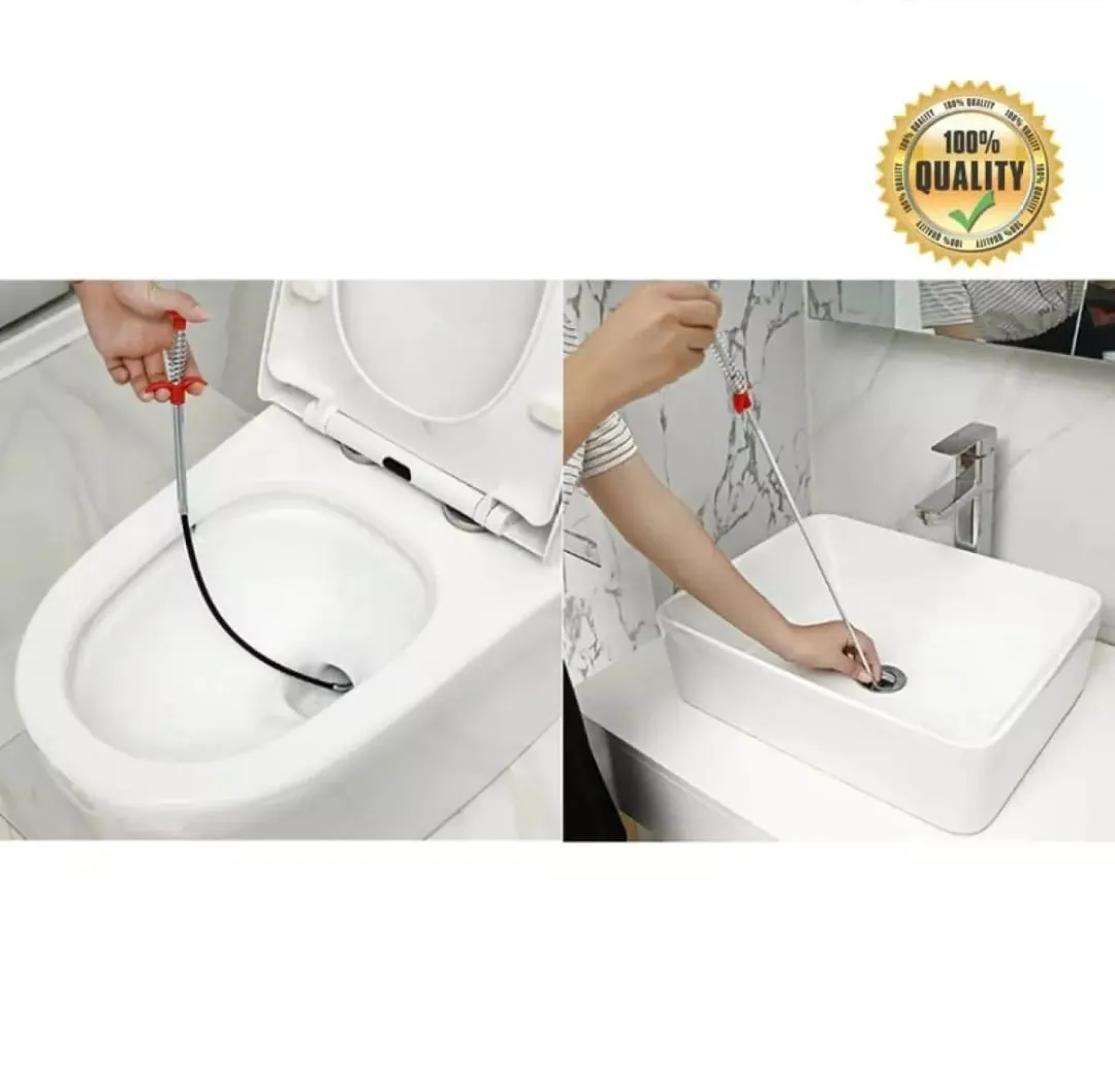 Generic Hair Catching Drain Cleaner Spring Wire Sink - image 4