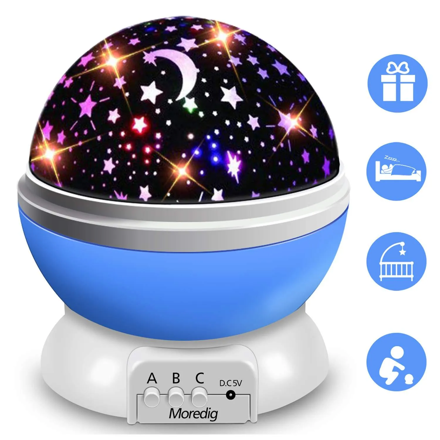 Generic Night Light Star Projector Lamp - image 4