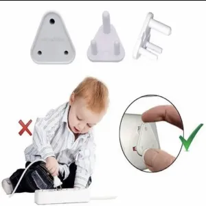 Generic 12 Pcs Round Socket Cover Baby Electrical Safety