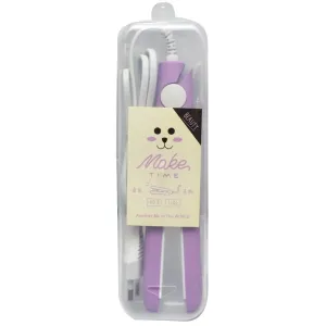 Beauty Make Time Ion Hair Straightener Purple