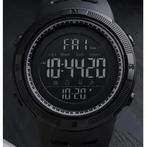 Piaoma Digital Watch Black Full LED Light