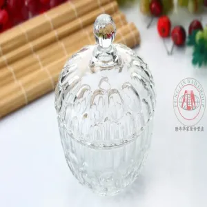 Generic Sugar Bowl Crystal Glass Dried Fruit Storage