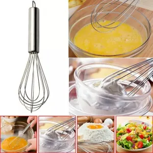 Generic Egg Beater Stainless Steel Hand Whisk Mixer
