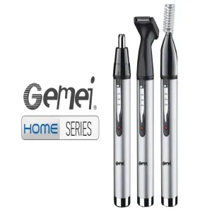 Gemei GM-3107 Rechargeable 3-in-1 Nose & Ear Trimmer