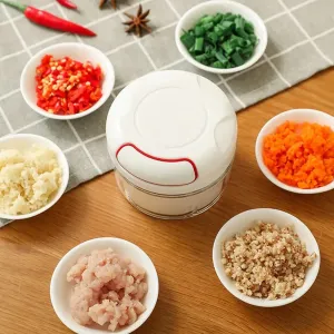 Generic Mini Manual Food Chopper Garlic Cutter Meat Grinder