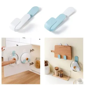 Generic Non-Perforated Pot Lid Rack Kitchen Wall Mount