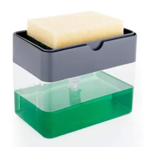 Generic Multifunctional Sponge Rack Soap Dispenser Liquid Pump