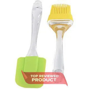 Generic Silicone Spatula and Brush Cake Decorating Set