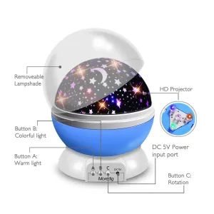 Generic Night Light Star Projector Lamp