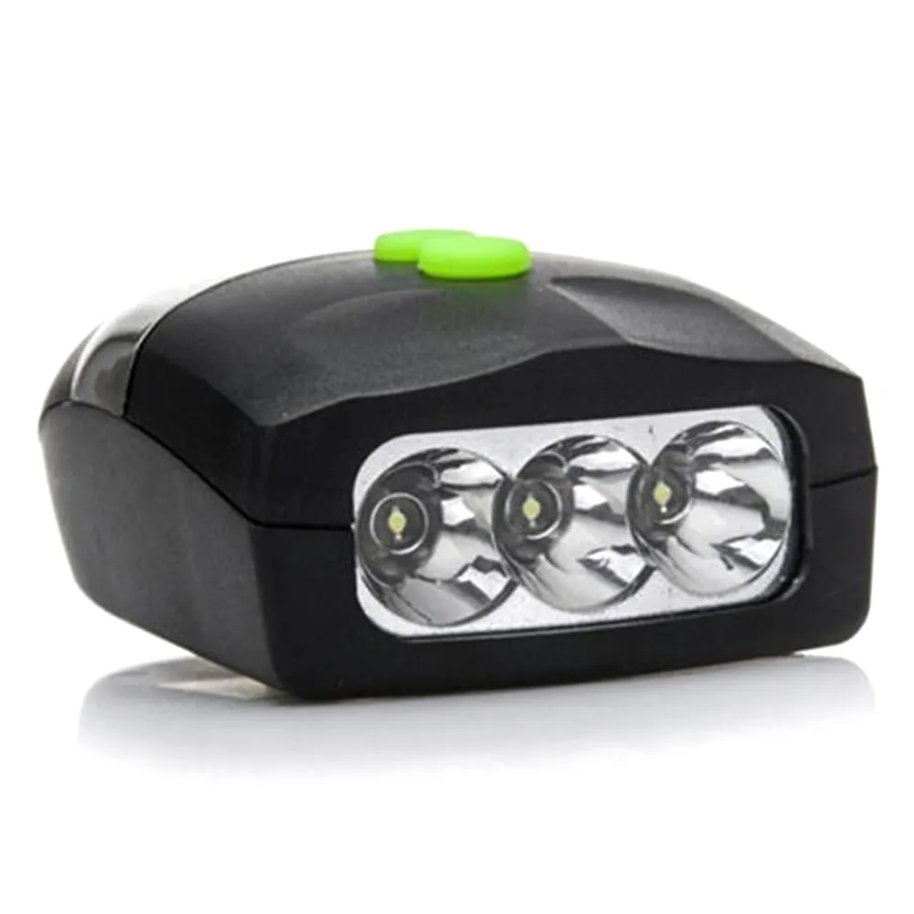 Generic Bicycle Front Head Light 3 LED + Electronic Bell Horn