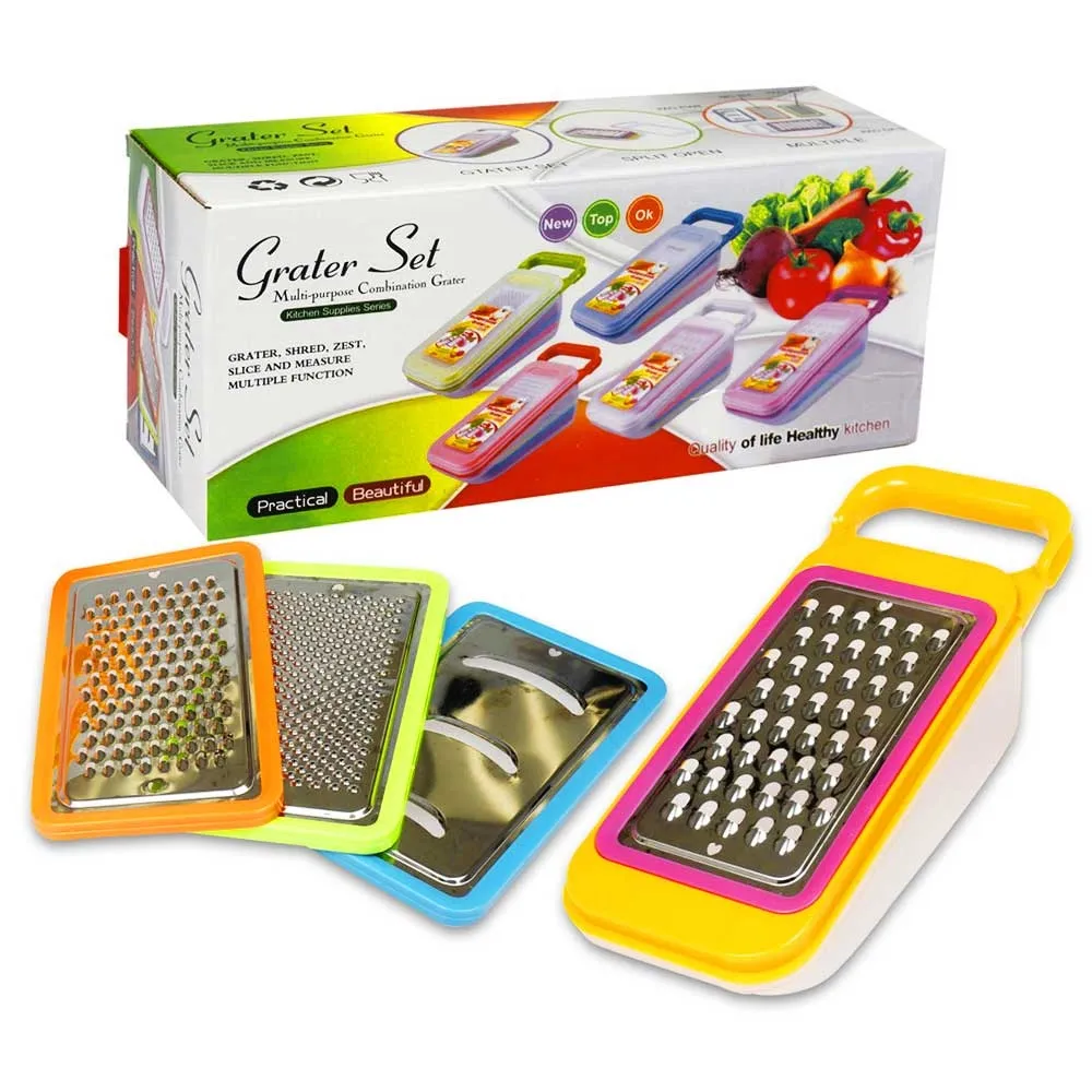 Generic Vegetable Grater Shredder Slicer Set - image 2