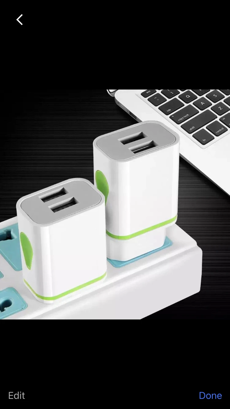 hcx hcx-503 2-Port USB Travel Wall Charger - image 3