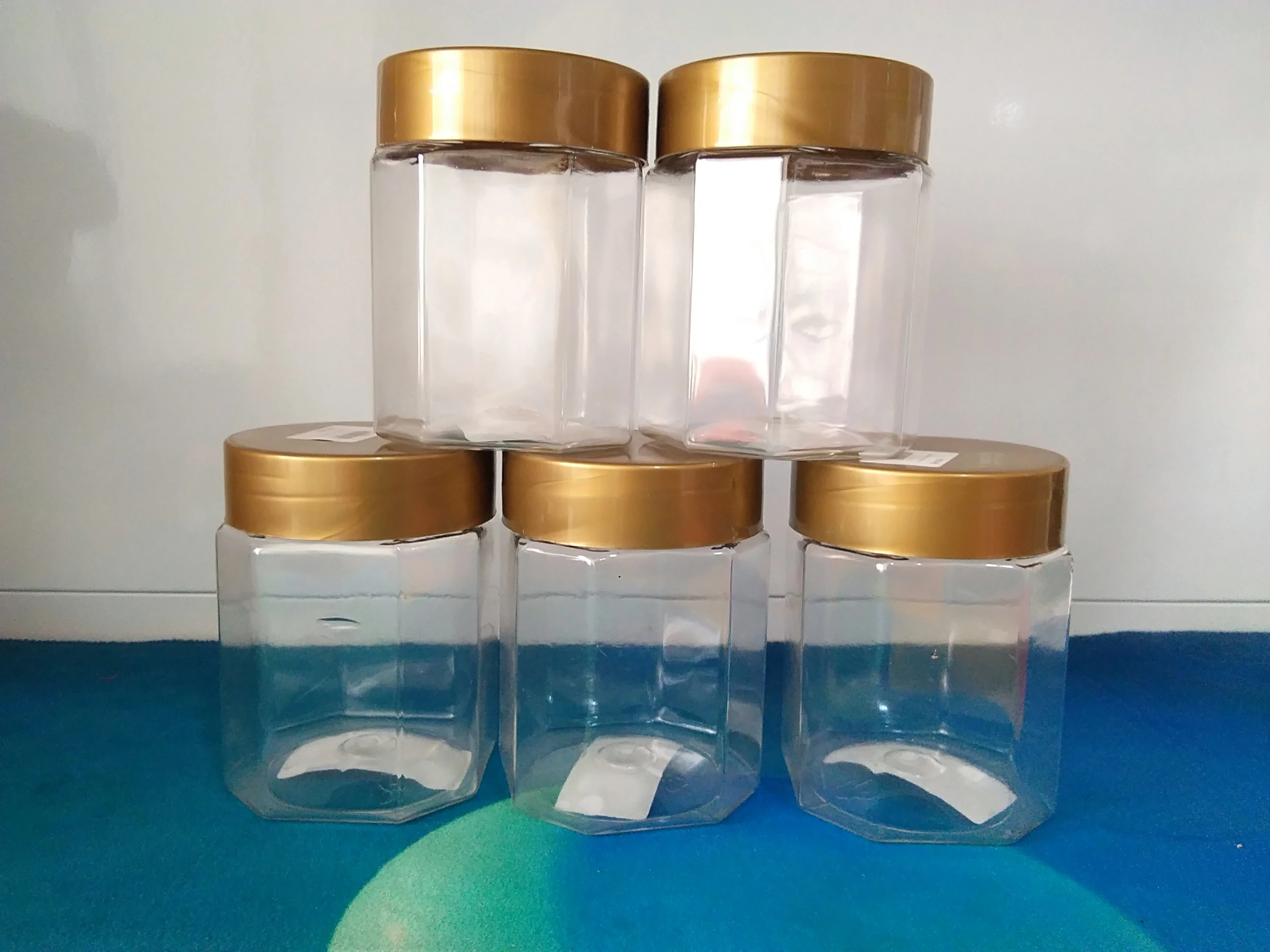 Generic Plastic Bottle Set 5 Pcs Versatile Storage