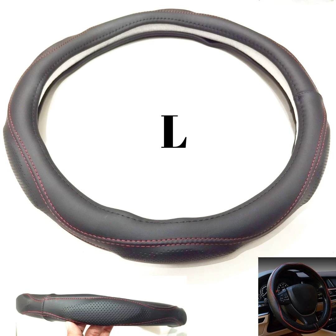 Generic Car Steering Wheel Faux Leather Cover