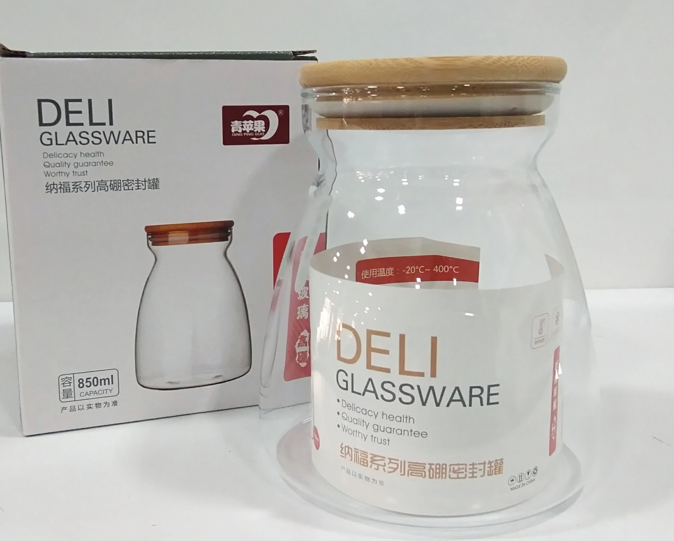 Deli Glassware Container 850ml