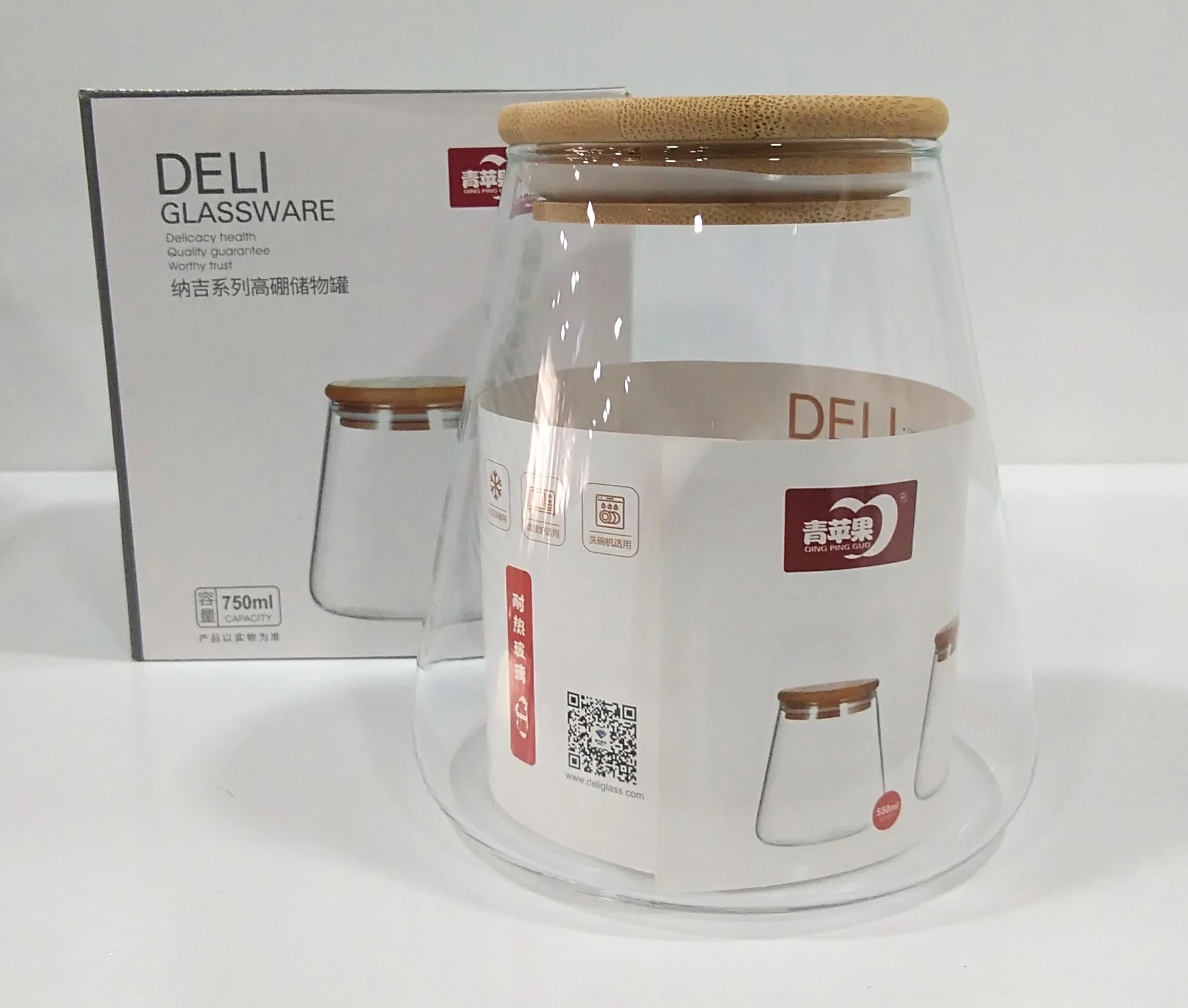 Deli Glassware Container 750ml