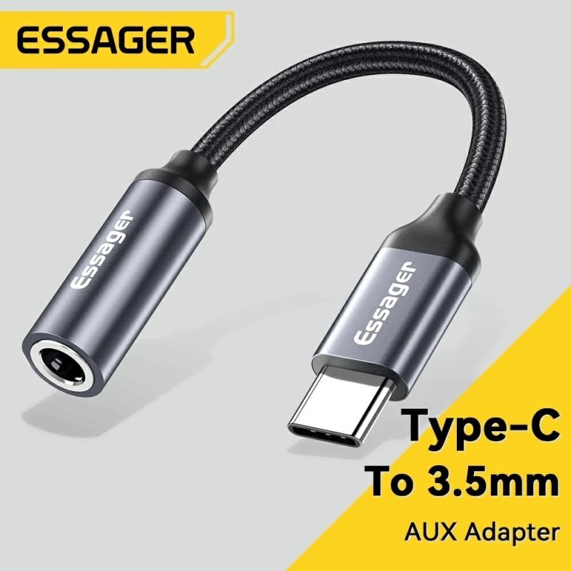 Essager USB C to 3.5mm Jack Earphone Adapter