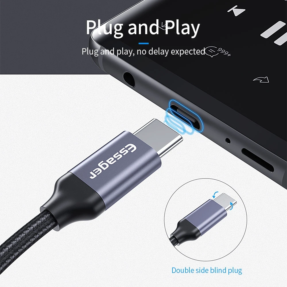 Essager USB C to 3.5mm Jack Earphone Adapter - image 6