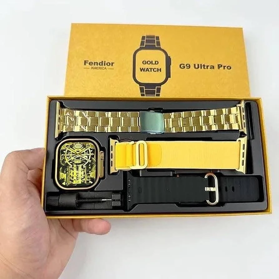 G9 Ultra Pro Gold NFC Wireless Smartwatch