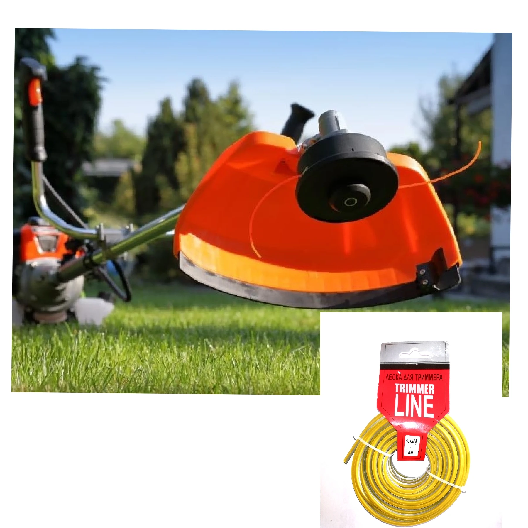 Generic Grass Trimmer Line 4.0mm 15m Length - image 2