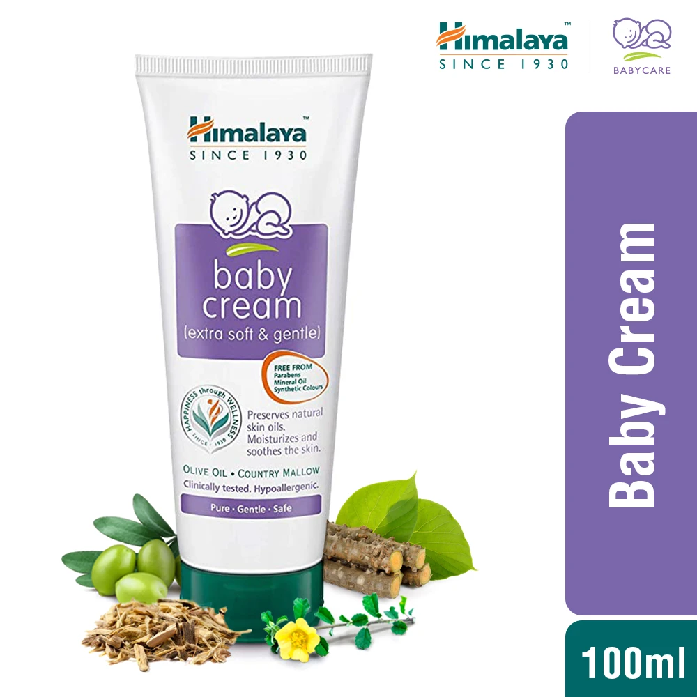 Himalaya BABY Pack of 4 (Lotion / Cream / Oil / Wipes) - image 4