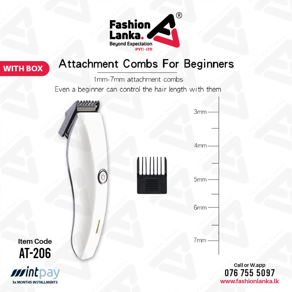 HTC AT-206 Hair Clipper & Beard Trimmer RECHARGEABLE - image 2