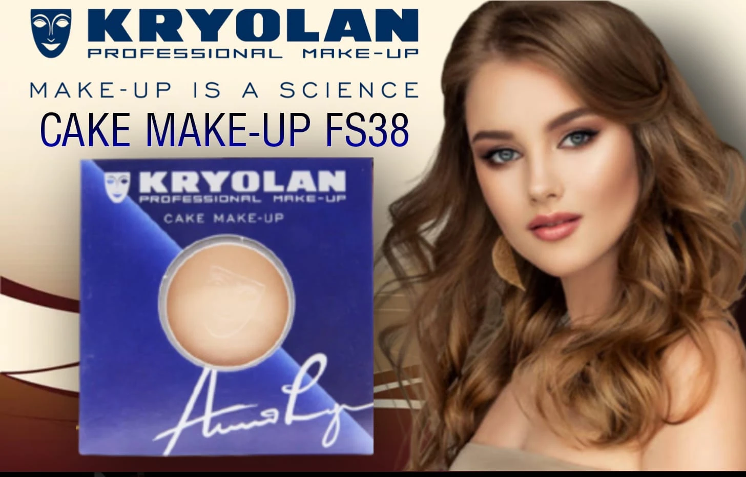 Kryolan Cake Makeup Foundation FS38