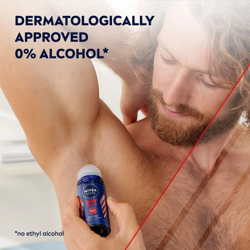 Nivea Men Roll On Deodorant Dry Impact Real Life 50ml - image 4