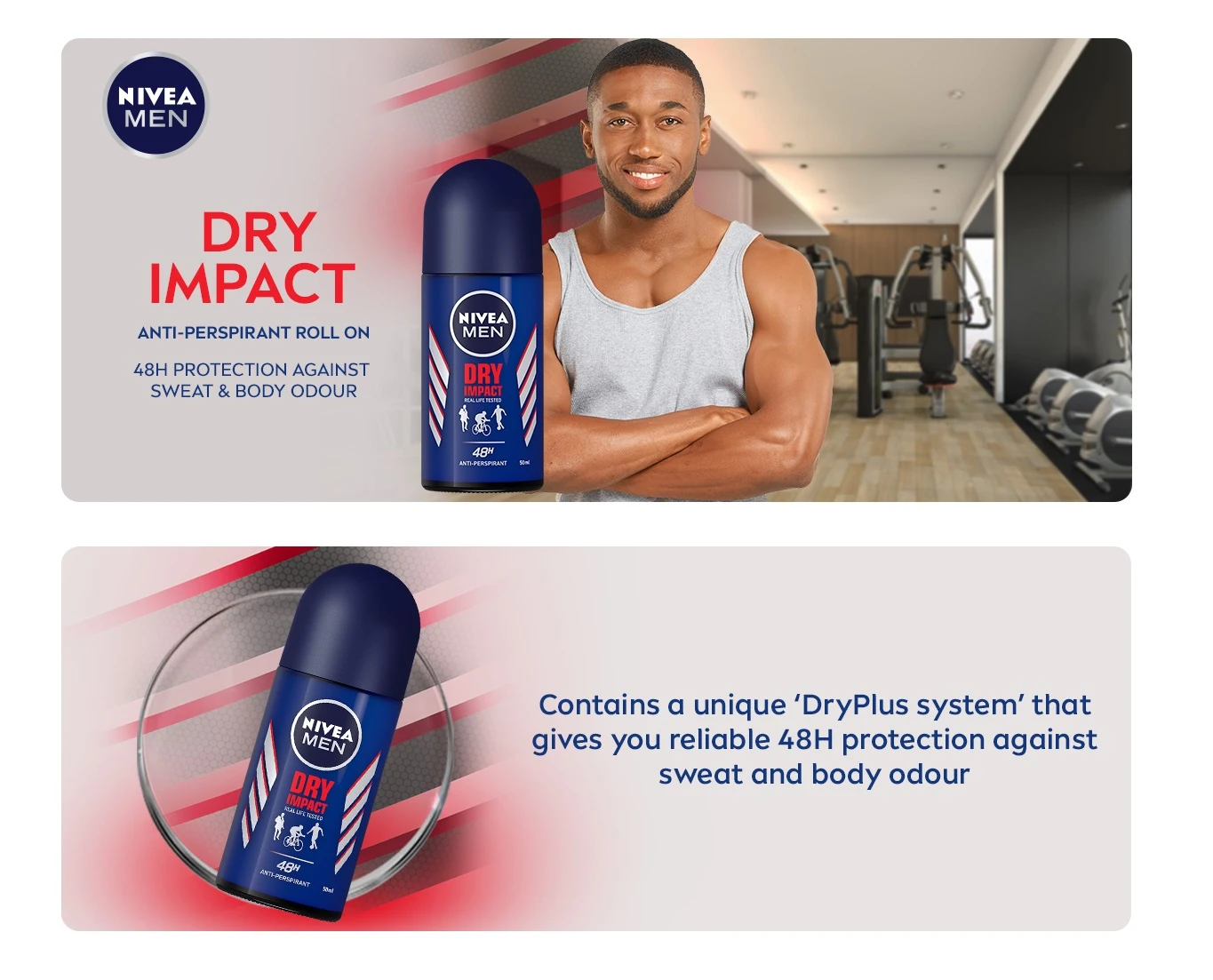 Nivea Men Roll On Deodorant Dry Impact Real Life 50ml - image 8
