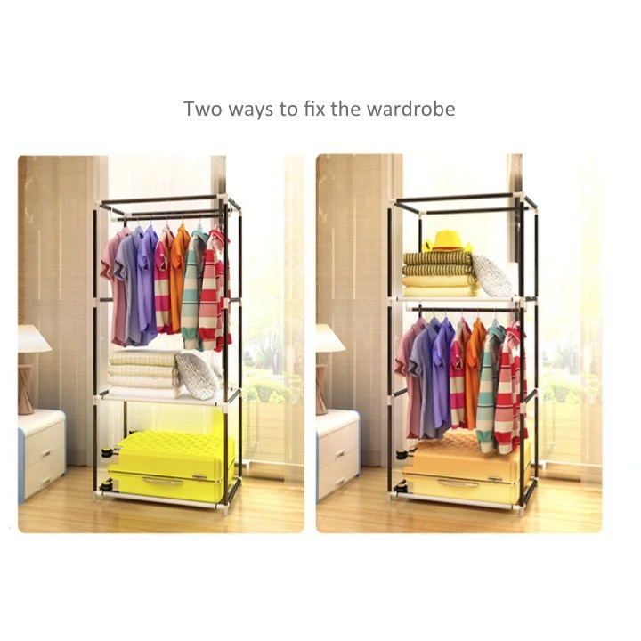 Generic Cloth Wardrobe Folding Portable Storage - image 3