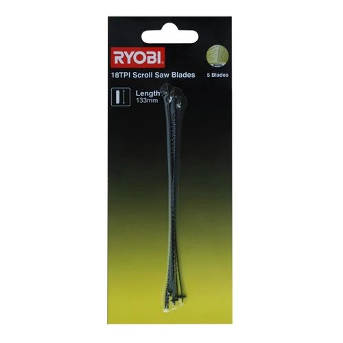 Ryobi Scroll Saw Blade 18TPI - 5 Pack
