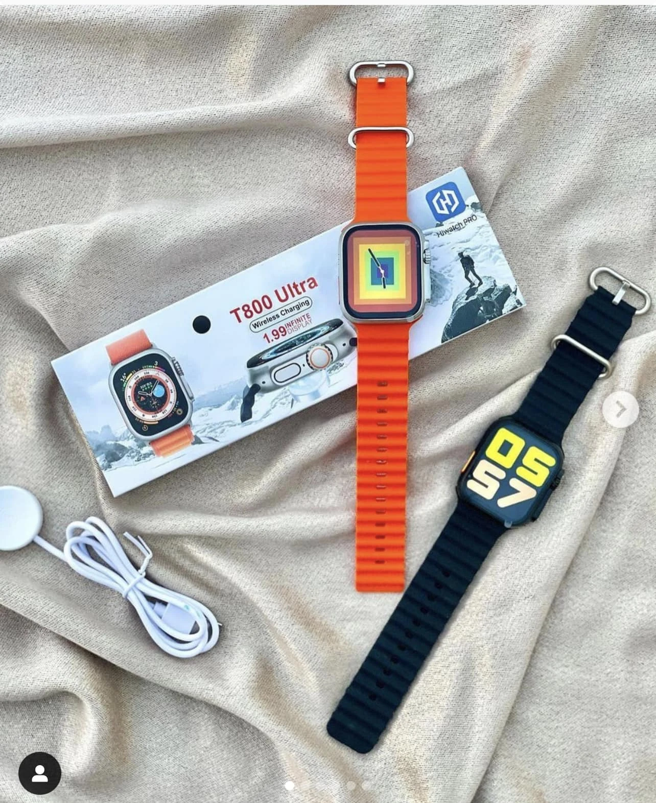 Generic T800 Ultra Smart Watch Bluetooth Wireless Charging