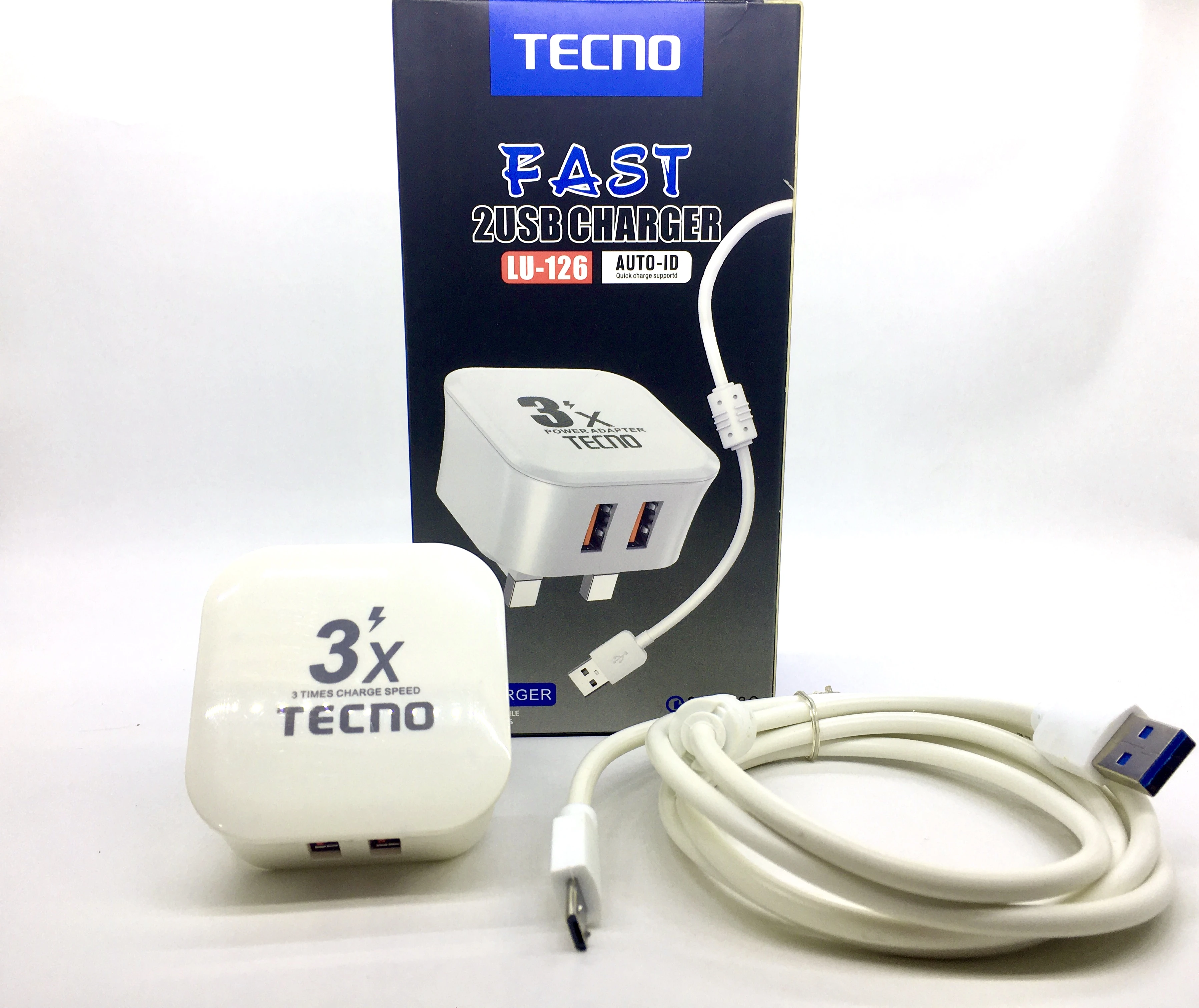 Tecno 5A Dual USB Fast Wall Charger - image 2