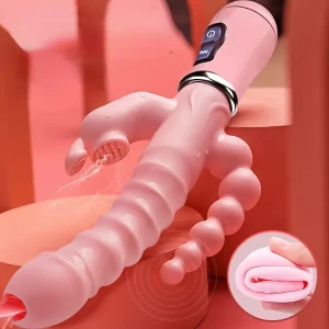 Generic 3-in-1 Vibrator Anal Vagina G-spot Stimulator