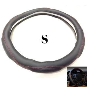 Generic Leather Small Steering Wheel Cover 35-36CM