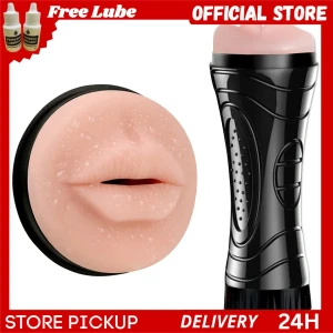 Men Masturbation vibrate Silicone cup sex toy