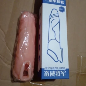 Generic Reusable Penis Extender Condom Sex Toy