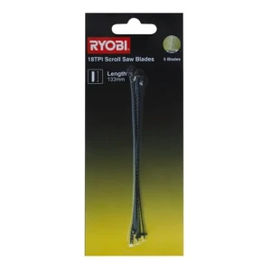 Ryobi Scroll Saw Blade 18TPI - 5 Pack