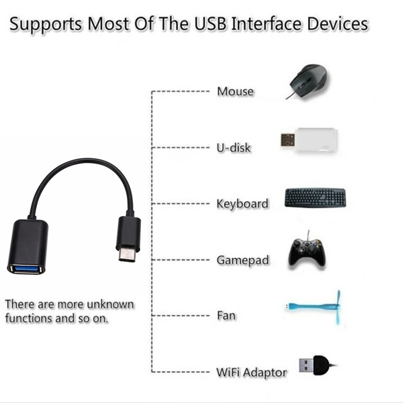 Generic Type C OTG Adapter Cable USB 3.0 - image 3