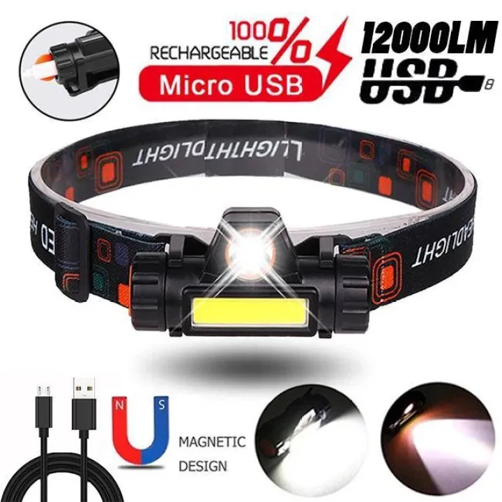 Generic LED Headlamp USB Rechargeable