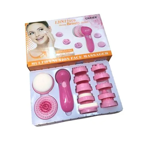 Generic 12 In 1 Face Whitening Facial Beauty Cleaner Massager