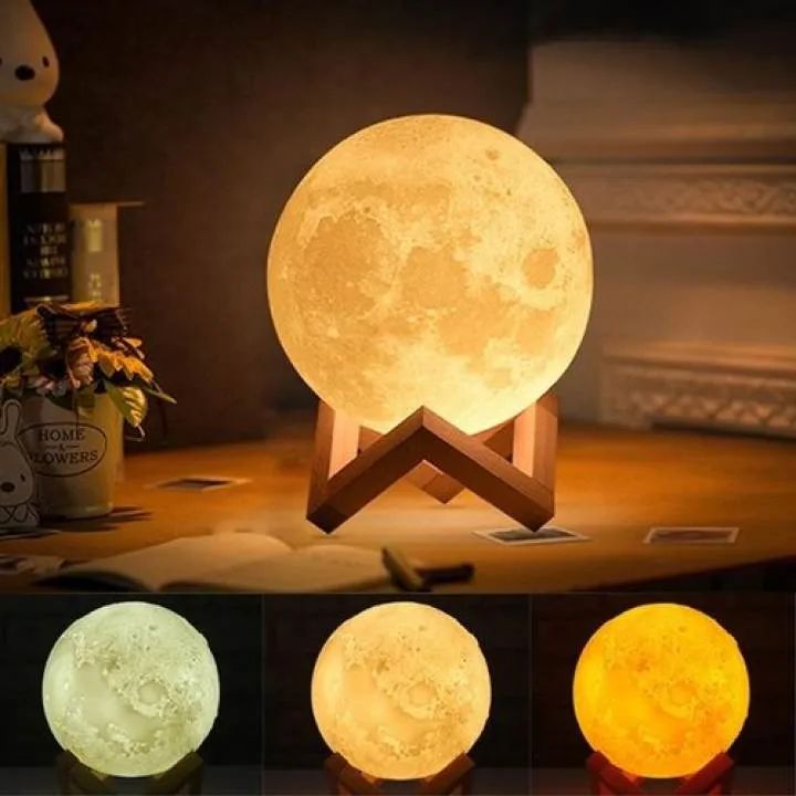Generic Moon Lamp Rechargeable 16 Colors - image 2